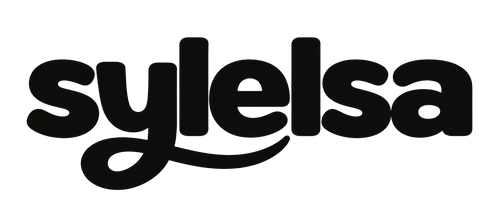 The wordmark 'sylelsa' in bold black lowercase lettering on a plain white background.